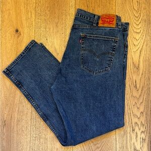 Levi's Men’s 505 Straight Blue Jeans Denim Size 40 x 30